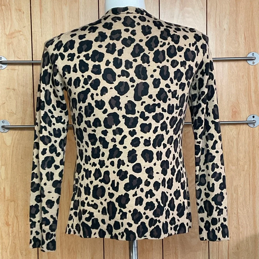 Gap Leopard Print Cardigan - Picture 3 of 5